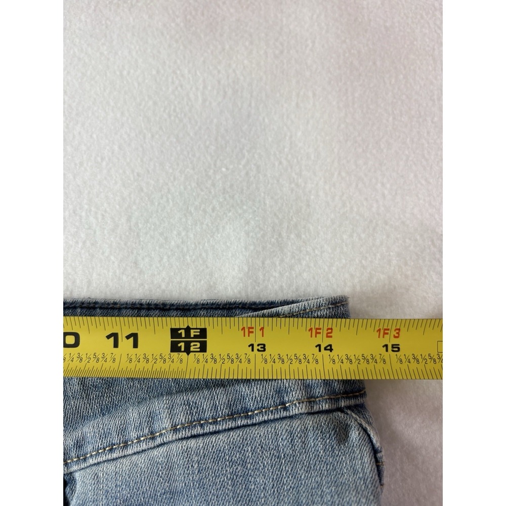 WOMEN'S LEVIS JEANS W29 L32 Mid Rise Skinny Blue Denim Light Wash NEW With Tags - Picture 6 of 13